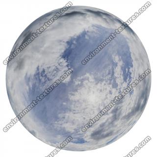 HDRi Skydome of Blue Clouded Sky 16K